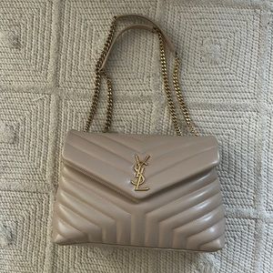 Jumbo real leather chain strap bag